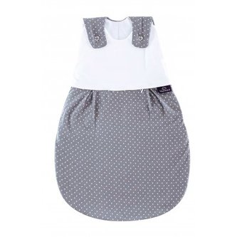 TRÄUMELAND Vnější spací pytel Liebmich Pünktchen grau 68/74