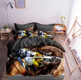 Povlečení 3D CROSS francouzské povlečení, 1x 200x220 cm, 2x povlak 70x80 cm MyBestHome