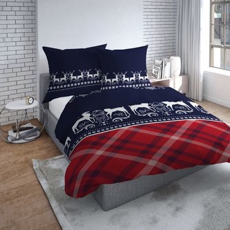 Povlečení WINTER I. 100% bavlna 200x220 cm, 2x povlak 70x80 cm francouzské povlečení MyBestHome