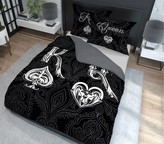 Povlečení KING AND QUEEN V. 100% saténová bavlna 1x 200x220 cm, 2x povlak 70x80 cm francouzské povlečení MyBestHome