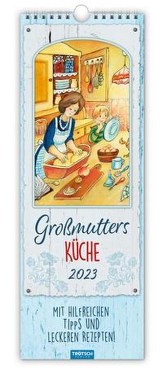 Maxi-Streifenkalender "Großmutters Küche" 2023