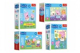 Minipuzzle miniMaxi 20 dílků Prasátko Peppa/Peppa Pig mix druhů 11x8cm