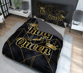 Povlečení QUEEN V. 100% bavlna 1x 200x220 cm, 2x povlak 70x80 cm francouzské povlečení MyBestHome