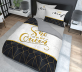 Povlečení QUEEN III. 100% bavlna 1x 200x220 cm, 2x povlak 70x80 cm francouzské povlečení MyBestHome