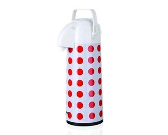 Termoska PH/sklo 1,9L s pumpičkou PUNTÍKY