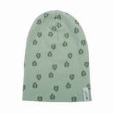 LODGER Beanie Print Rib Silt Green 1 - 2 roky