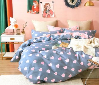 Povlečení EMMA 100% saténová bavlna 1x 140x200 cm, 1x povlak 70x80 cm MyBestHome