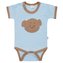 Kojenecké bavlněné body s krátkým rukávem New Baby BrumBrum blue brown - velikost 68 (4-6m)