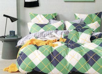 Povlečení FABIO 100% saténová bavlna 1x 200x220 cm, 2x povlak 70x80 cm francouzské povlečení MyBestHome