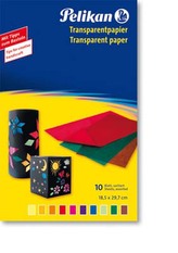 Pelikan - Farebný papier transparentný, 10 listov