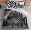 Povlečení 3D ZEBRA francouzské povlečení, 1x 200x220 cm, 2x povlak 70x80 cm MyBestHome