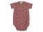 LODGER Romper Short Sleeves Print Rib Rosewood vel. 62