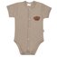 Kojenecké bavlněné celorozepínací body New Baby BrumBrum latte - velikost 68 (4-6m)
