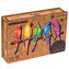 Unidragon dřevěné puzzle - Papoušci velikost S