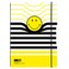 Sešit flex A4/2x40 listů, SmileyWorld Black/Yellow Stripes