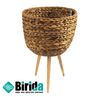 BIRIDA Květináč z vodního hyacintu s nohama LTCG 03230