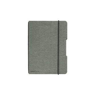 Sešit flex A6/40 listů, čtvereček, len-šedý