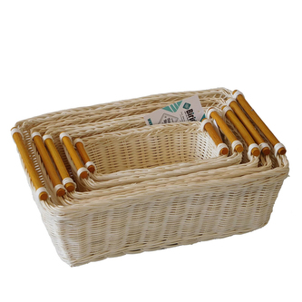 BIRIDA Set 5ks ratanových košíků - natural LTTB1685N