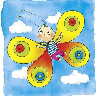Motýl - vývojové vrstvené puzzle