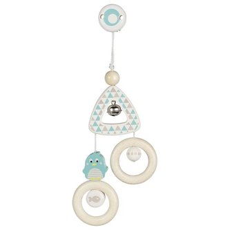 Hračka s klipem- tučnák, ryba a rolnička