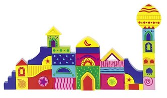 Dřevěné stavební kostky – Tisíc a jedna noc