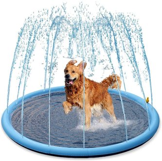 Nobby striekací bazénik Splash Pool M 100cm modrá Nobby striekací bazénik Splash Pool M 100cm modrá
