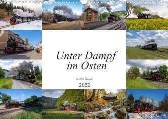 Unter Dampf im Osten (Wandkalender 2022 DIN A3 quer)
