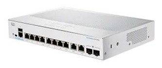 Cisco switch CBS250-8T-E-2G, 8xGbE RJ45, 2xRJ45/SFP combo, bez ventilátora - REFRESH