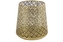 Kovový svícen Bibian gold 15x14,5 cm