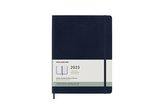 Moleskine Plánovací zápisník 2023 měkký modrý XL