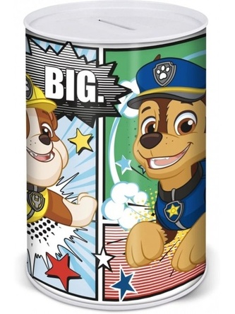 Kasička plechová Tlapková patrola