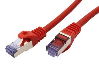 Patch kabel Roline S/FTP cat 6A, LSOH, 15m, červený Patch kabel Roline S/FTP cat 6A, LSOH, 15m, červený