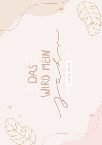 Hallo 2023 - dein #nurwasichmag Planer