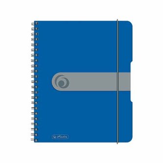 Herlitz - Spirálový blok A5/80 listů, tmavě modrý