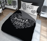 Povlečení HOME SWEET 100% bavlna 1x 200x220 cm, 2x povlak 70x80 cm francouzské povlečení MyBestHome