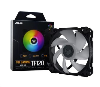 ASUS ventilátor TUF GAMING TF120 ARGB, 120mm ventilátor PC skrine