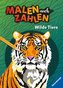 Ravensburger Malen nach Zahlen Wilde Tiere - 32 Motive - 24 Farben - Malbuch mit nummerierten Ausmalfeldern für fortgeschrittene