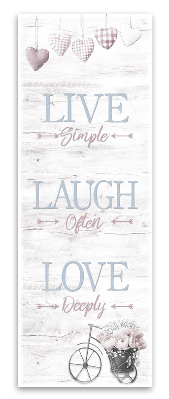 Obraz na plátně LIVE 3 27x75 cm Styler