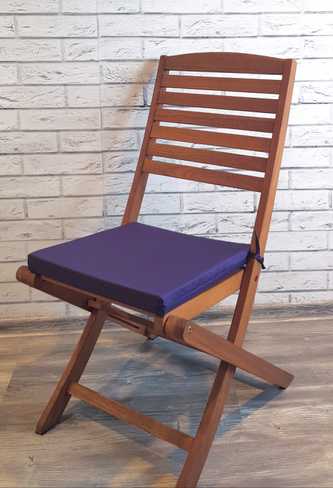 Zahradní sedák na židli GARDEN švestková 40x40 cm (cena za 1 kus) Mybesthome