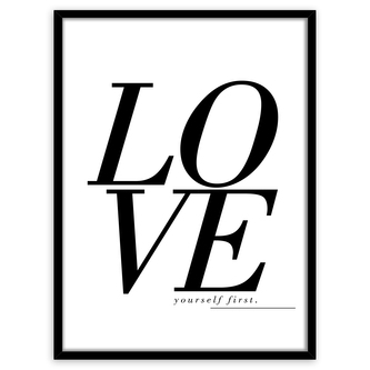 Obraz v rámu LOVE 50x70 cm Styler