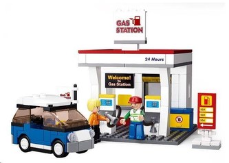 Sluban B-0568 Čerpací stanice 167 dílků