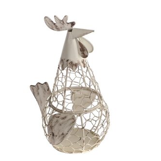 Kovový košík ve tvaru kohouta, 0/36