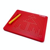 Magnetická kresliaca tabuľka Magpad - červená - 380 guličiek