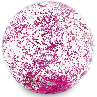 INTEX Nafukovací míč Beach Glitter, růžový