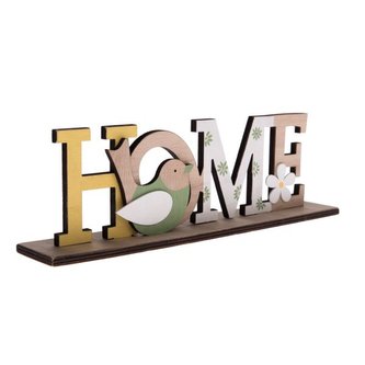 Dřevěný nápis "HOME", 6/24