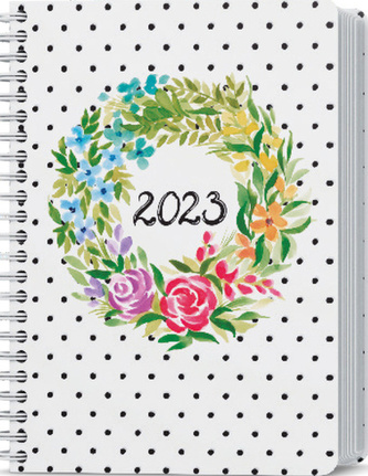 Denní diář 2023 David Lamino Twin Wire Tečky