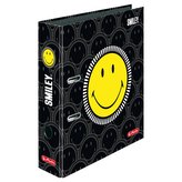 Herlitz - Pořadač A4/8 cm SmileyWorld Black/Yellow