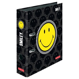 Herlitz - Pořadač A4/8 cm SmileyWorld Black/Yellow