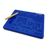 Magnetická kresliaca tabuľka Magpad - modrá - 380 guličiek