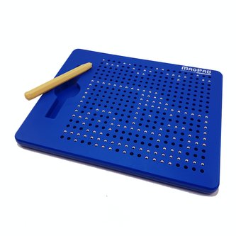 Magnetická kresliaca tabuľka Magpad - modrá - 380 guličiek